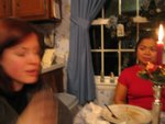 chris and ai at dinner