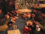 all of us, making a mess
