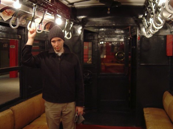 Even in olden days, subway riders were glum.