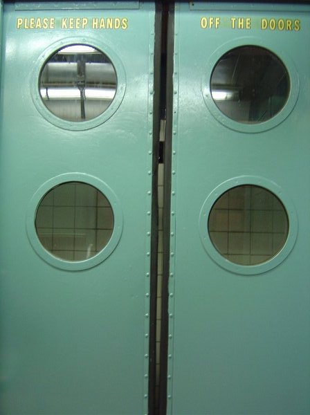 These doors are totally flimsy; I wouldn't feel secure leaning on THESE babies.