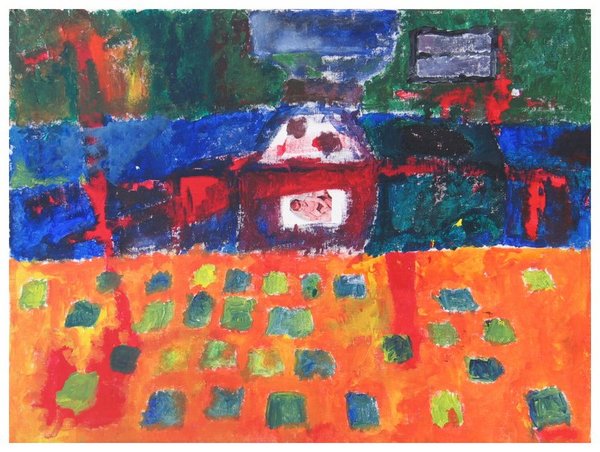 Kid in Oven
c.1995
18x24
acrylic on canvas board