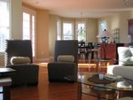 reverse angle of living area